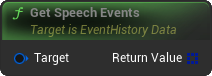 GetSpeechEvents Blueprint Node
