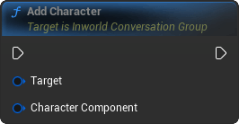 AddCharacter Blueprint Node