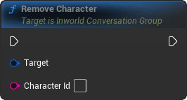 RemoveCharacter Blueprint Node