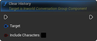 ClearHistory Blueprint Node