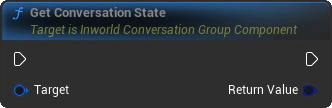 GetConversationState Blueprint Node
