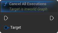 CancelAllExecutions Blueprint Node