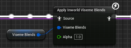 Inworld Viseme AnimGraph node in use