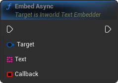 EmbedAsync Blueprint Node