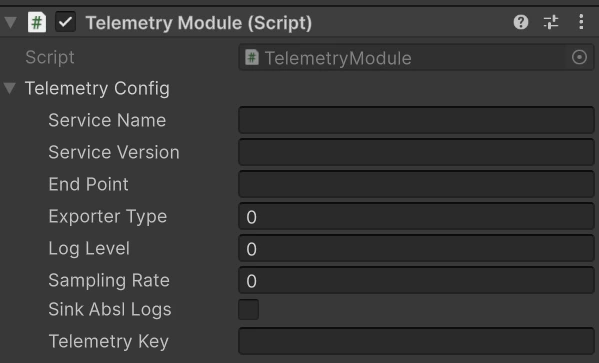 Telemetry Config