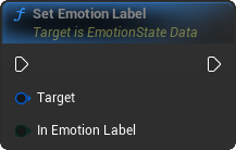 SetEmotionLabel Blueprint Node