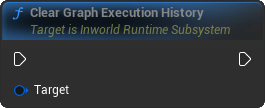 ClearGraphExecutionHistory Blueprint Node