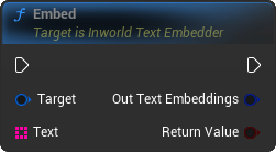 Embed Blueprint Node