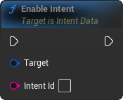 EnableIntent Blueprint Node