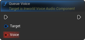 QueueVoice Blueprint Node