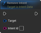 RemoveIntent Blueprint Node