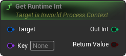 GetRuntimeInt Blueprint Node