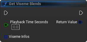 GetVisemeBlends Blueprint Node