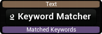 Inworld Node Keyword Matcher