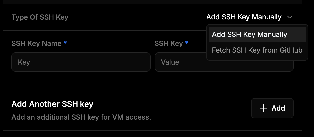 IO Cloud VM SSH Options Pn