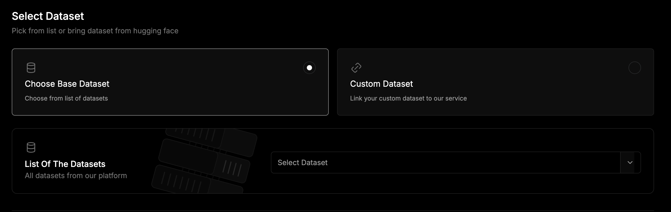 TaaS Select Dataset - Base Dataset