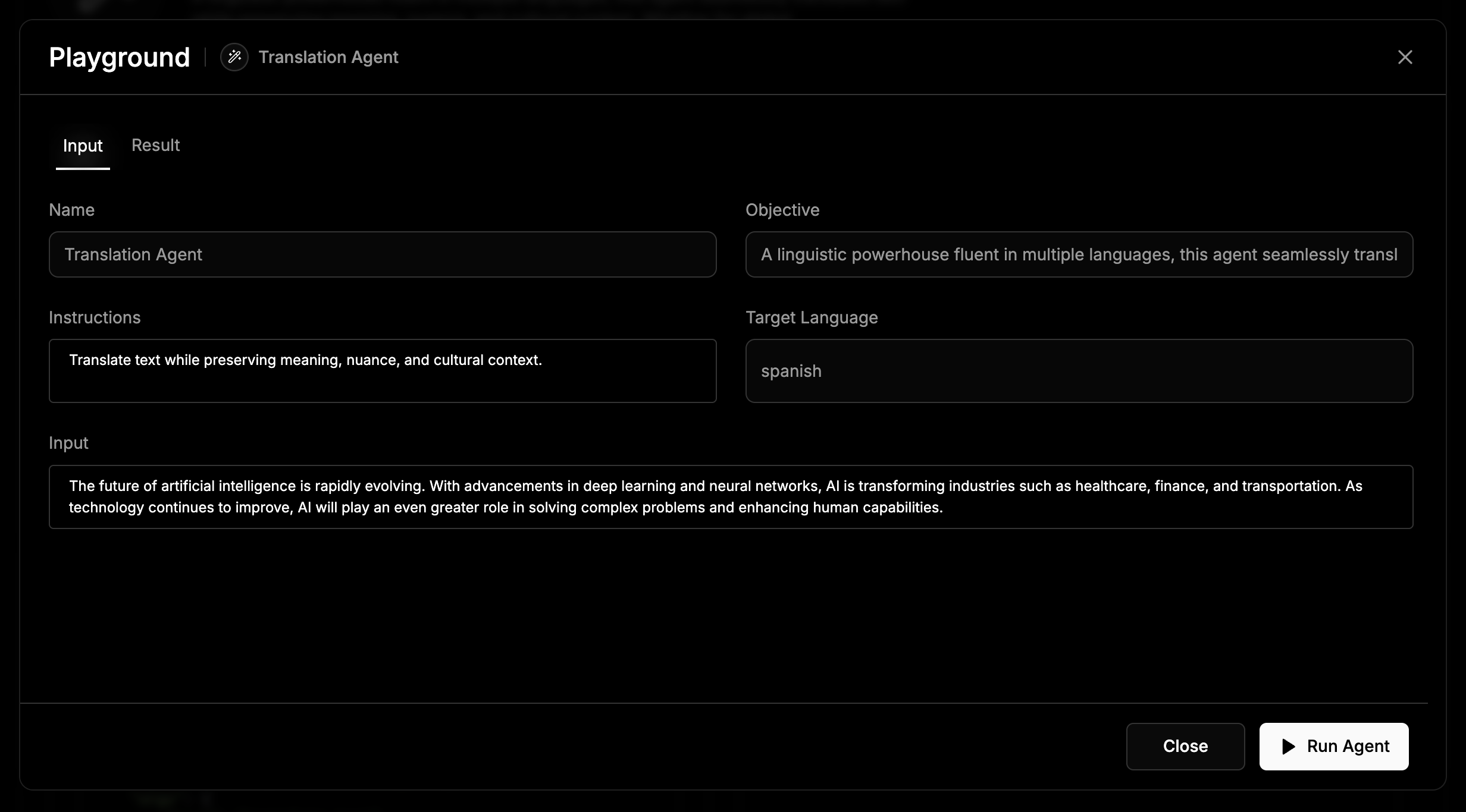 IO Intel Agents Playground