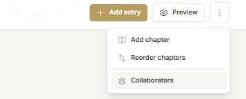 Invite Collaborators
