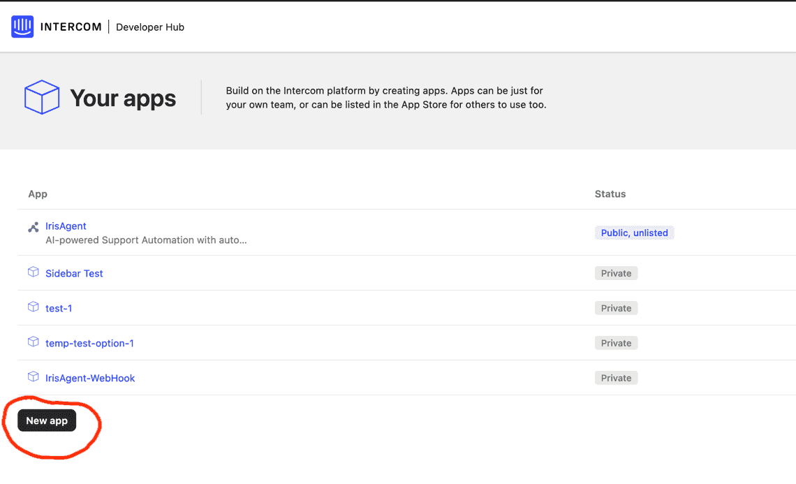 IrisAgent app for Intercom Chat
