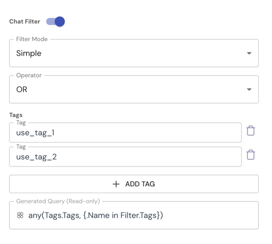 IrisAgent Chat Filter Configuration for Intercom