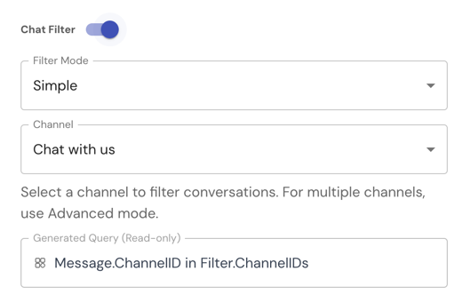 IrisAgent Event Filter Configuration