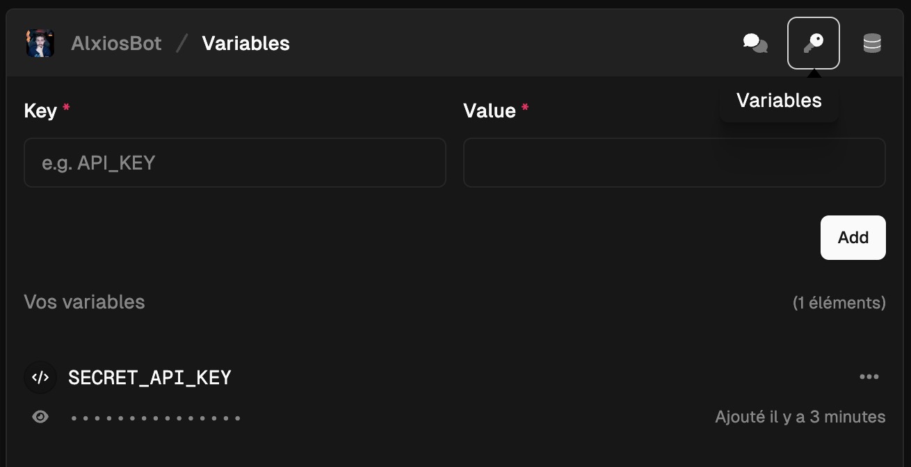 Env. variables - Sparkle