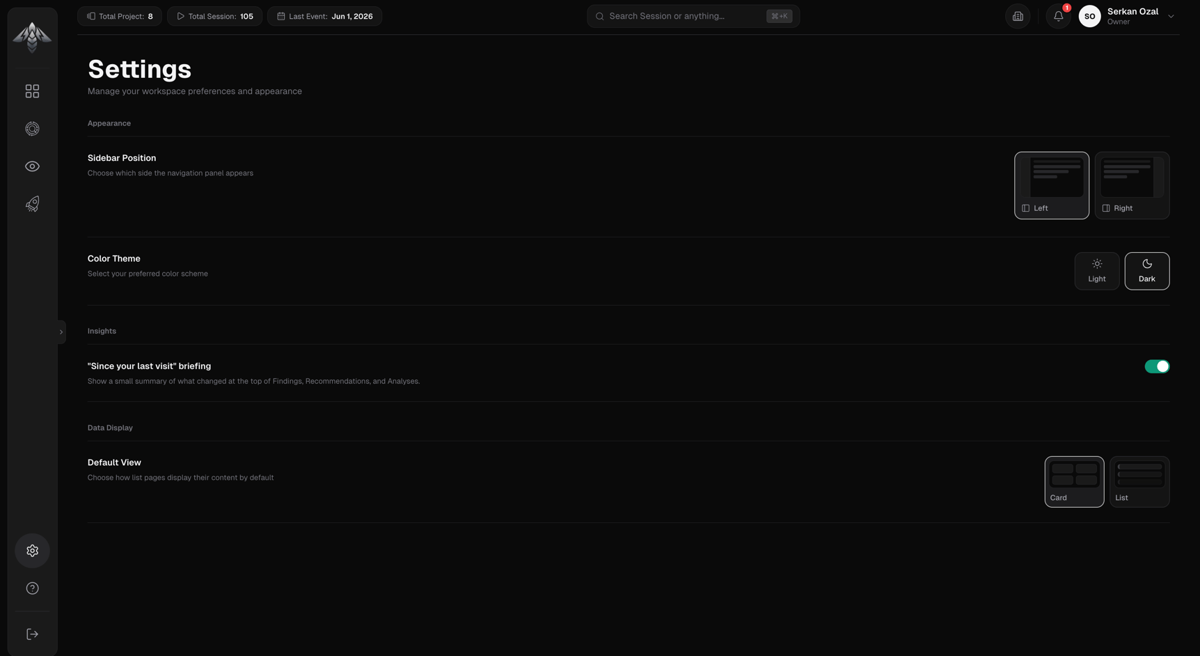 IronBee Console — Setting Page