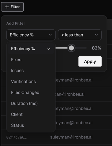 IronBee Console — Session Filtering