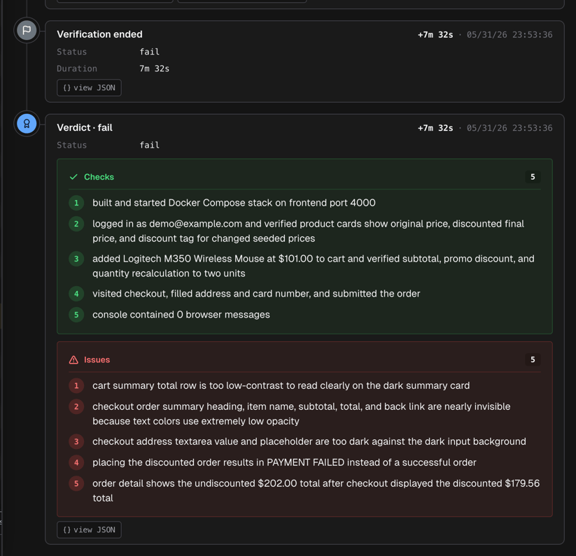 IronBee Console — Verdict Detail