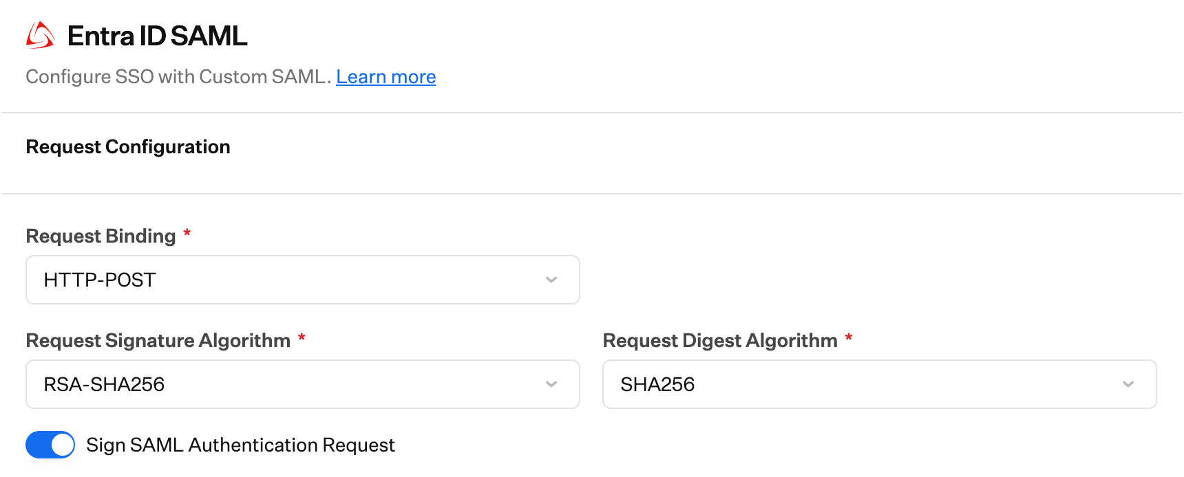 Iru Endpoint Save for SAML configuration