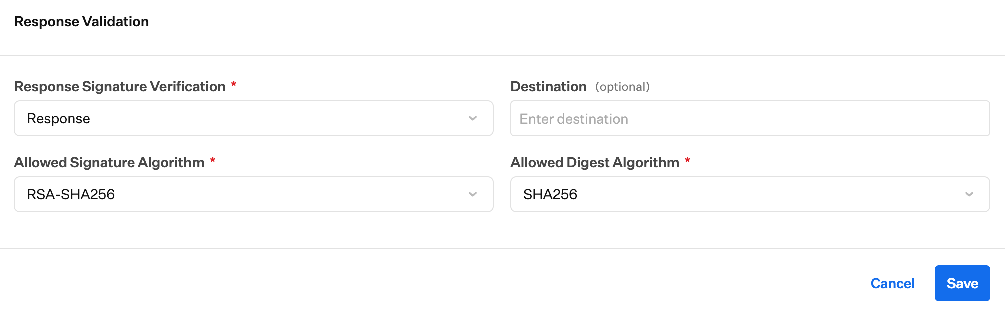 Save button for SAML configuration in Iru Endpoint
