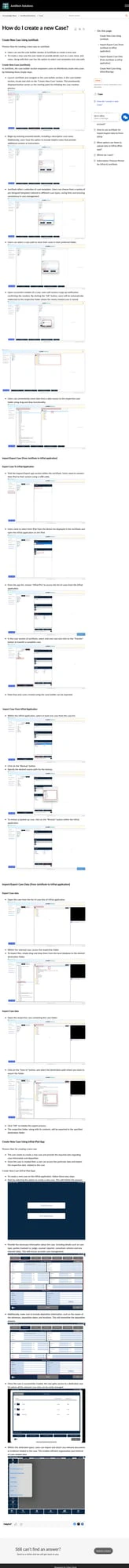Creating a new case in JurisDiscovery