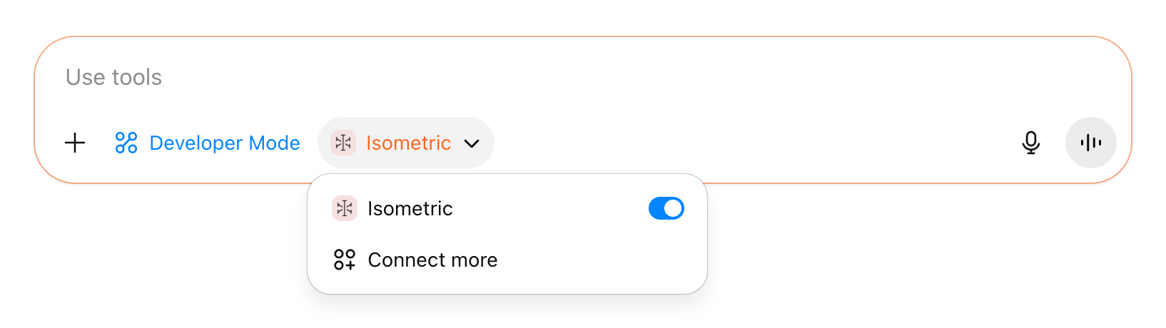ChatGPT Developer mode with the Isometric MCP connector