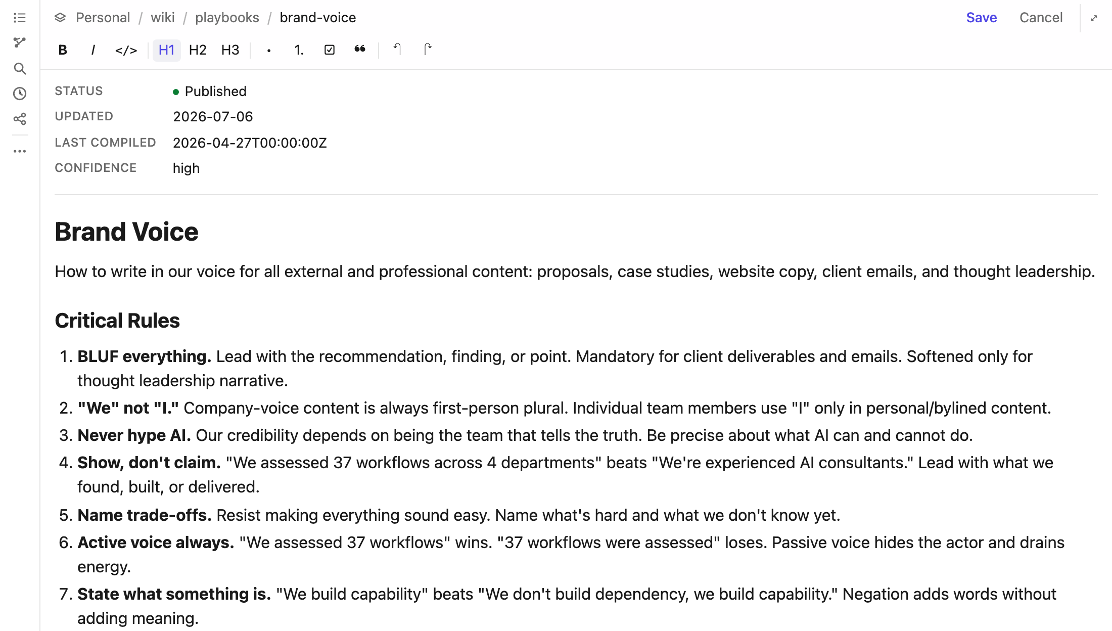 The Isomorphic editor