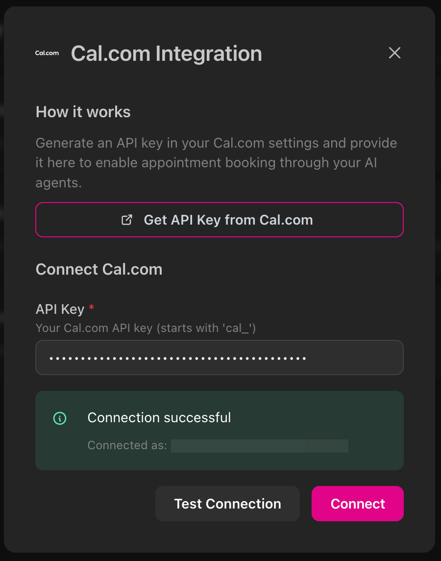 Integração Cal.com