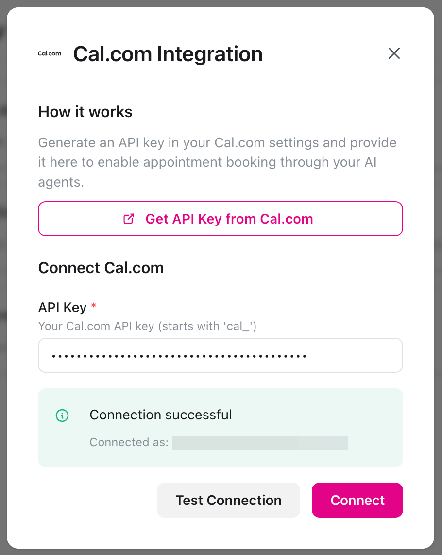 Integração Cal.com