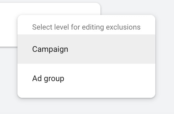 Select Ad Groups Modal