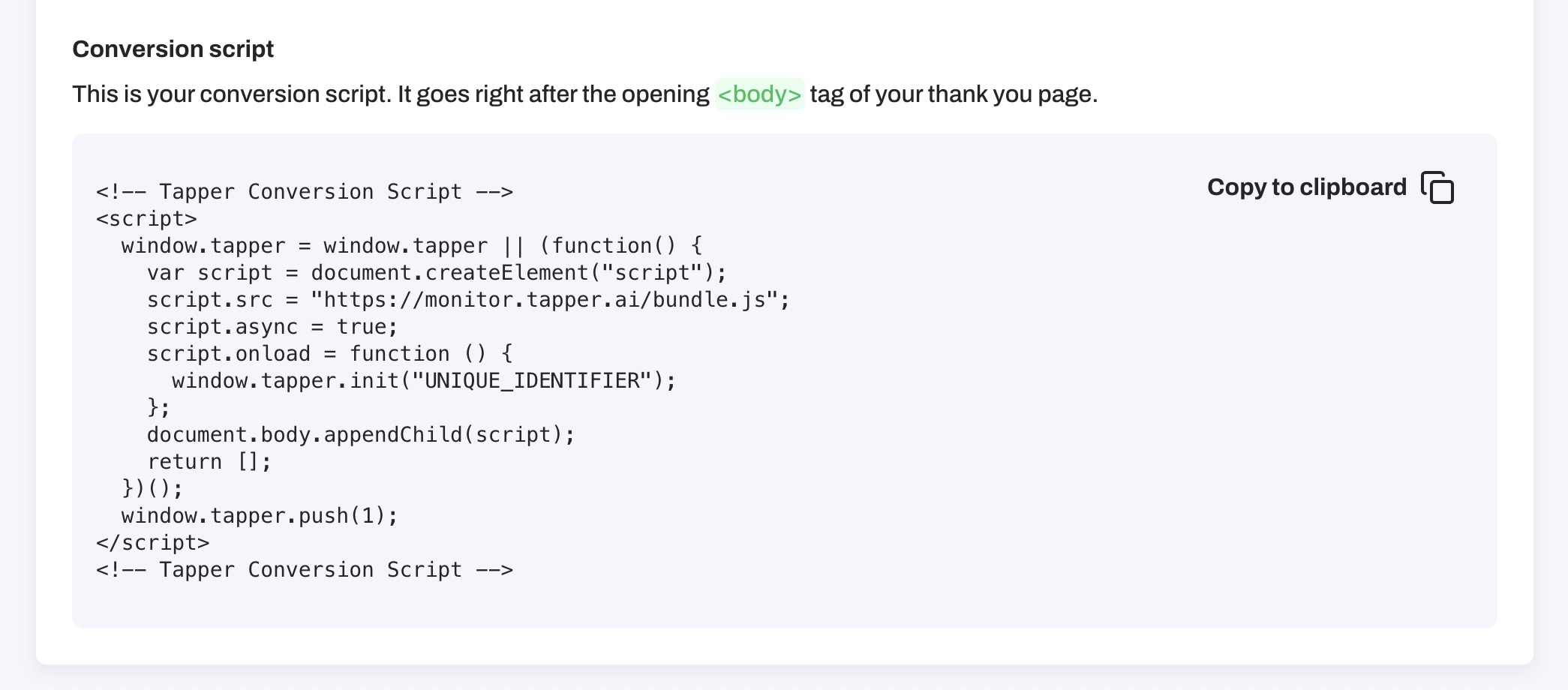 Conversion Script