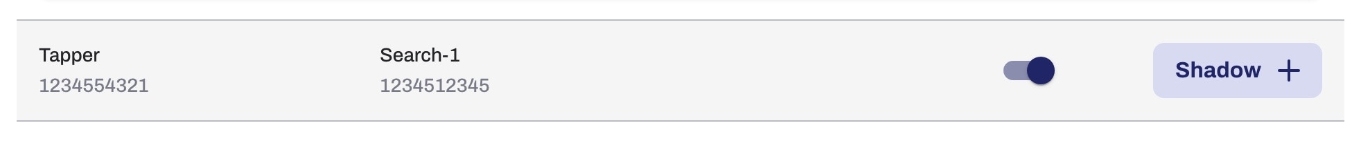 Create Shadow Campaign Button