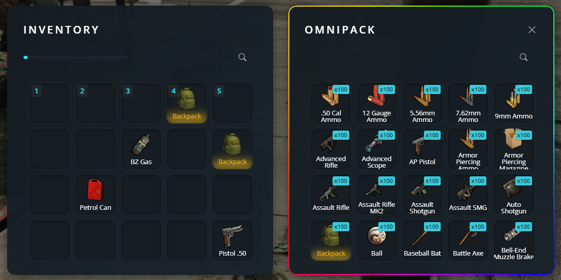 Omnipack screenshot