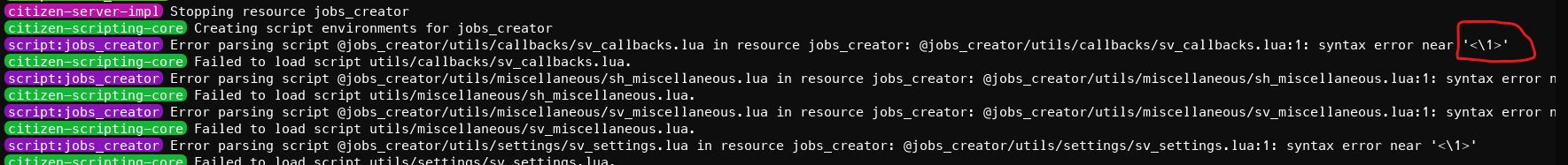 Escrow error example