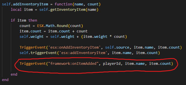 ESX item added/removed hook example 1