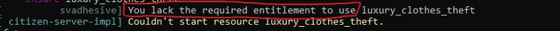 Escrow error example