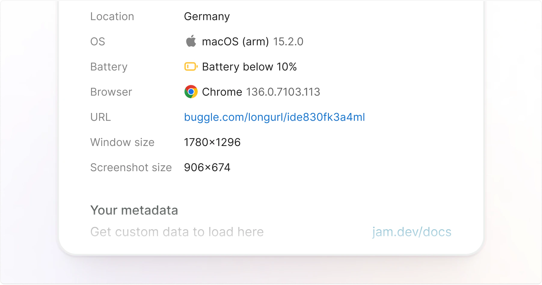 metadata-panel