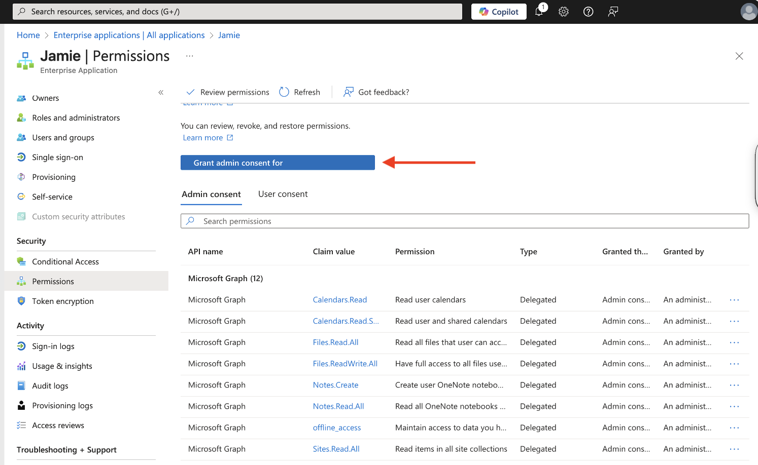 Microsoft Permissions Admin