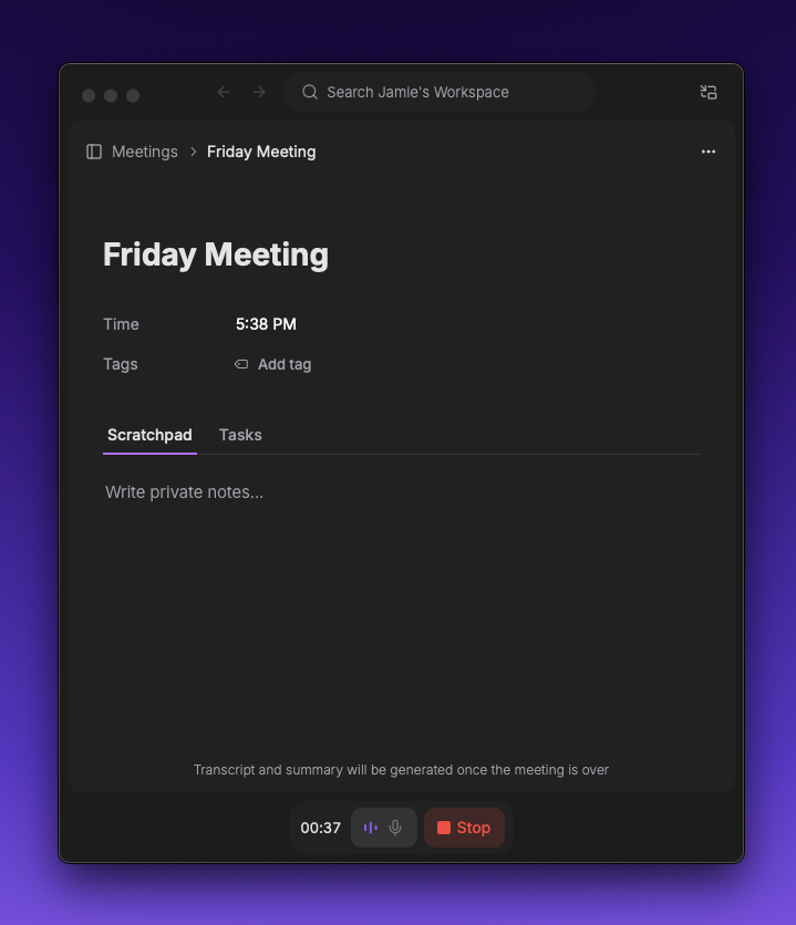 Scratchpad Scratchpad