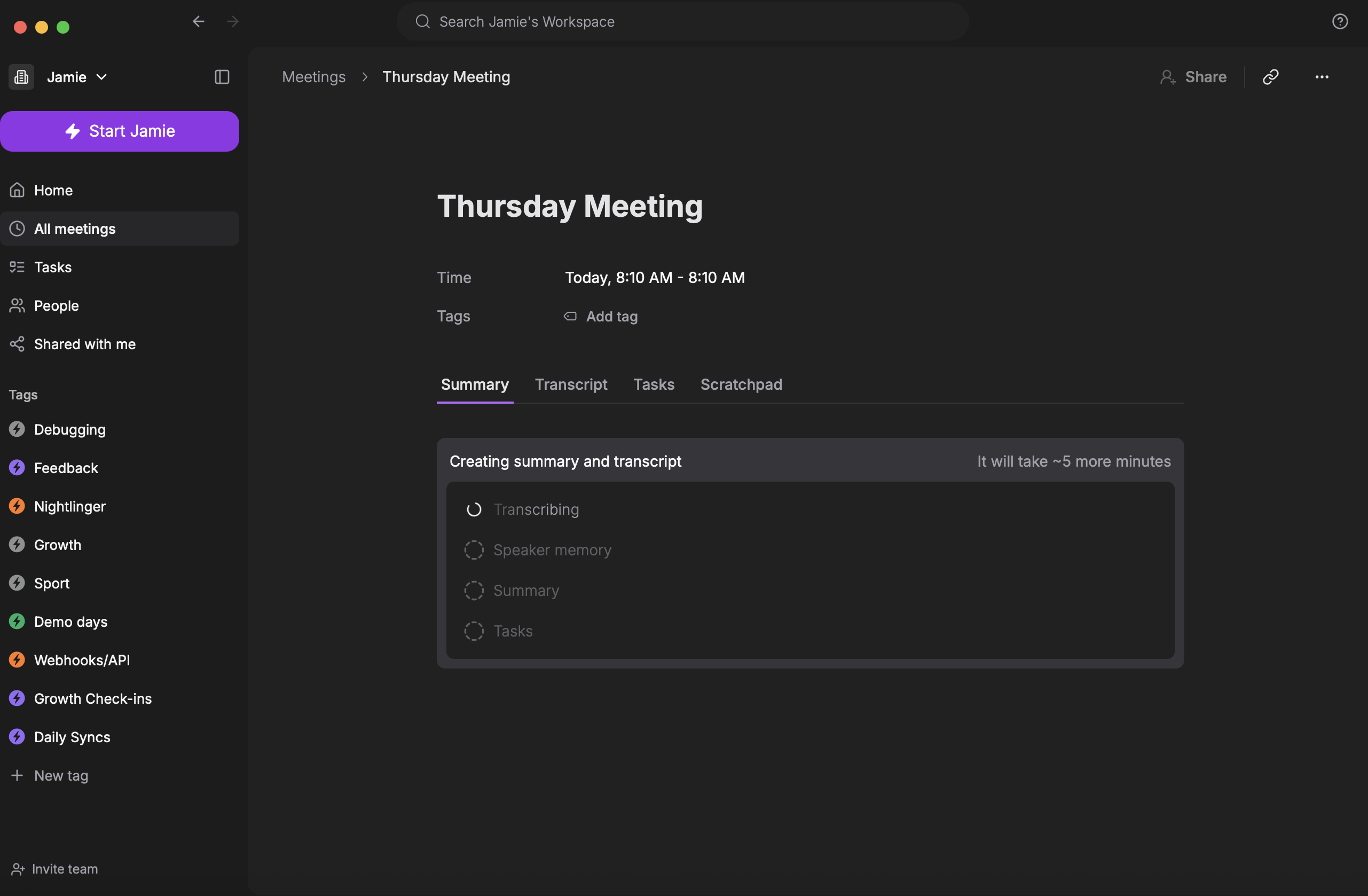 Meeting Processing Pn