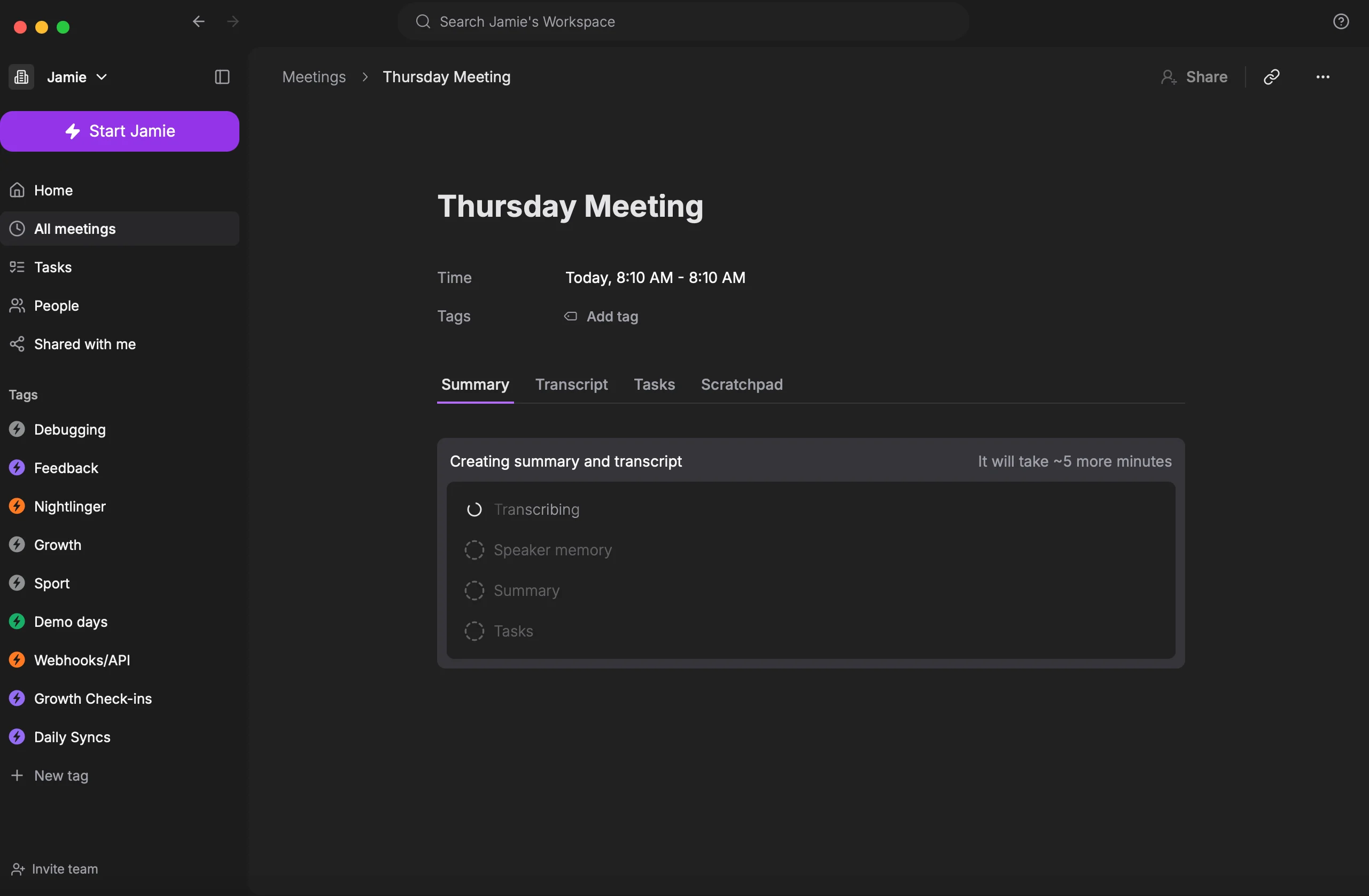 Meeting Processing Pn