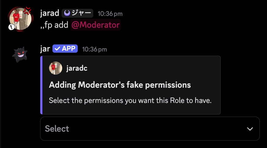 Fake permission addition prompt