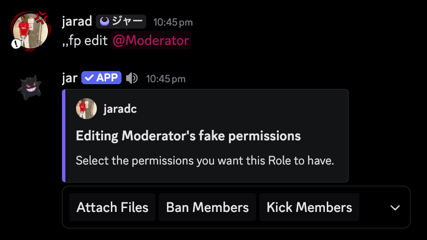 Fake permission edit prompt